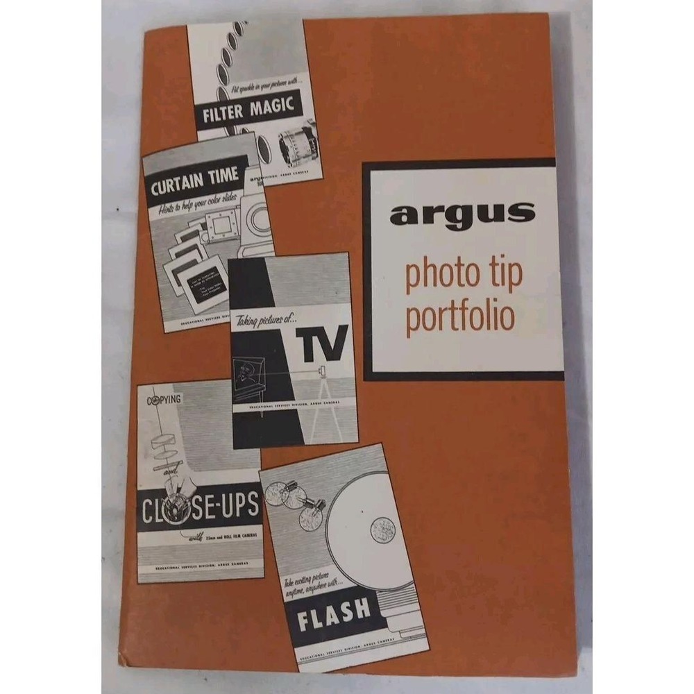 Vintage Argus Photo‎ Tip Portfolio Camera Photography Guide Techniques